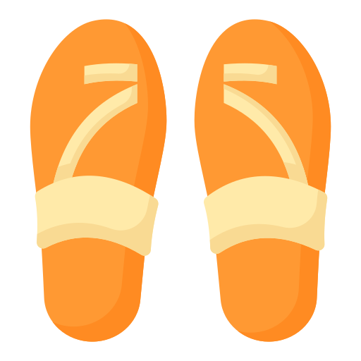 sandalias icono gratis