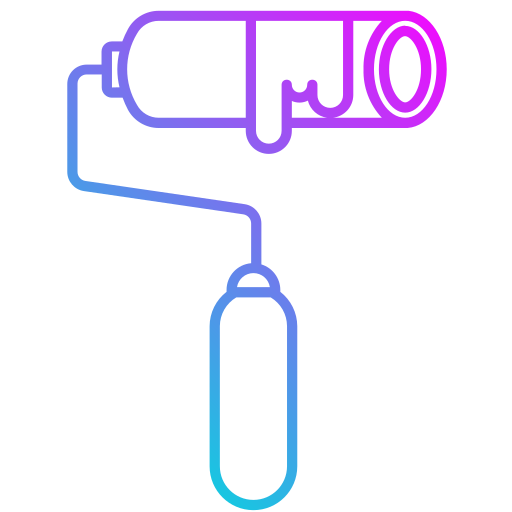 Paint roller free icon Paint roller free icon