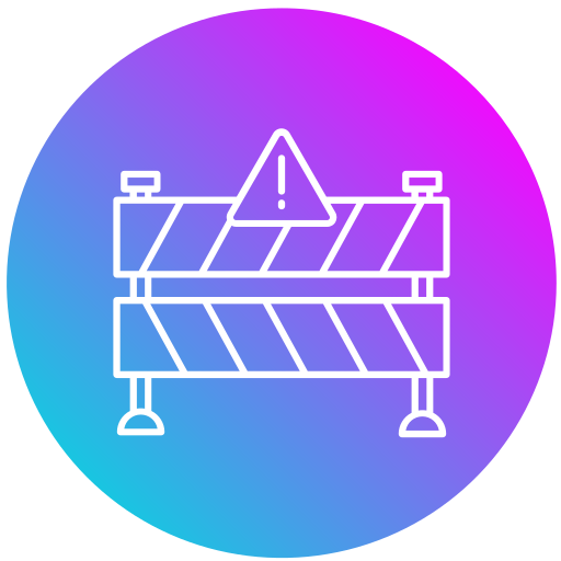 barrera icono gratis