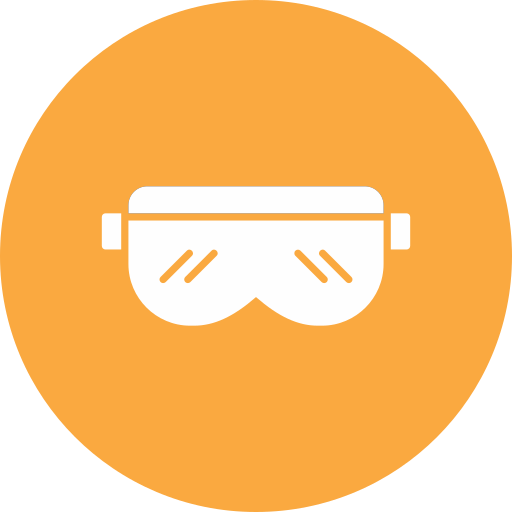 lentes de seguridad icono gratis