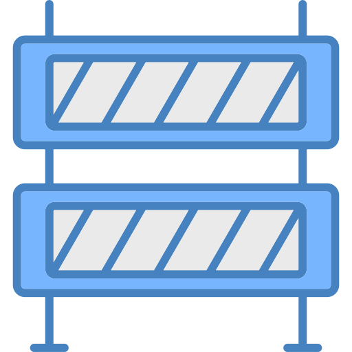 barrera icono gratis