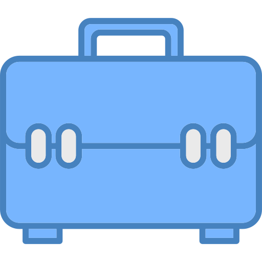 maletín icono gratis