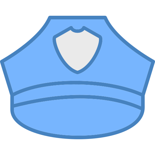 sombrero de policia icono gratis