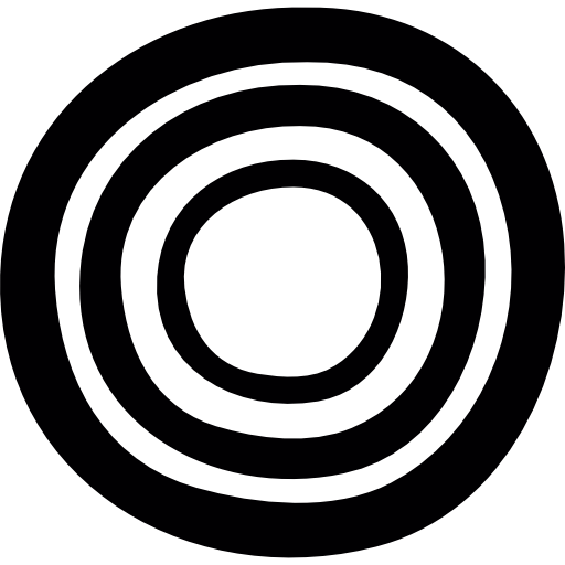 doodle de círculos grátis ícone