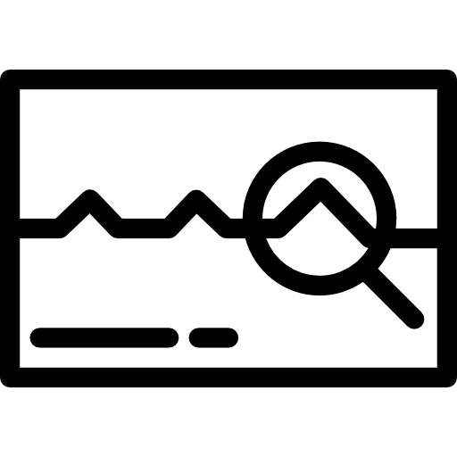 grafische Überwachung mit lupe kostenlos Icon