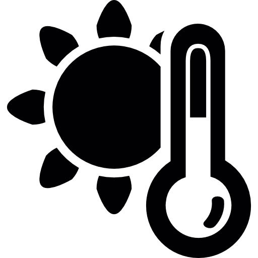 Термометр Меркурий с Солнцем бесплатно иконка