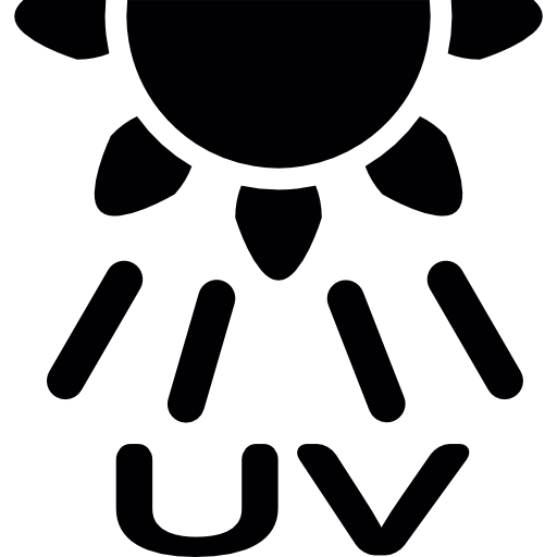 Rayos ultravioleta del sol - Iconos gratis de señales