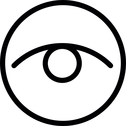 Глаз по кругу бесплатно иконка