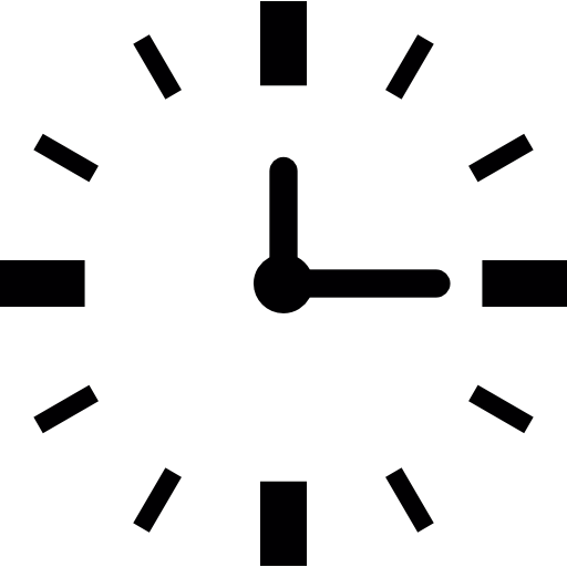Прямоугольные часы бесплатно иконка