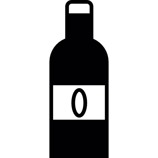 schwarze flasche kostenlos Icon