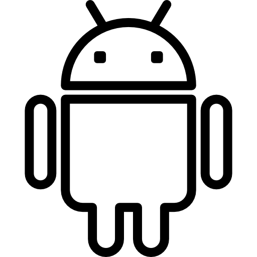 android phone icon black