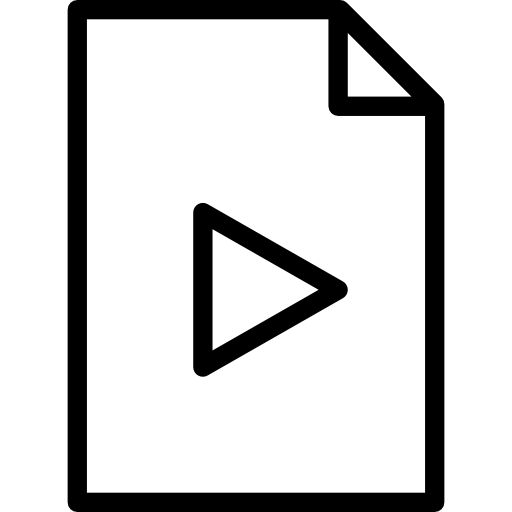 archivo de vídeo icono gratis