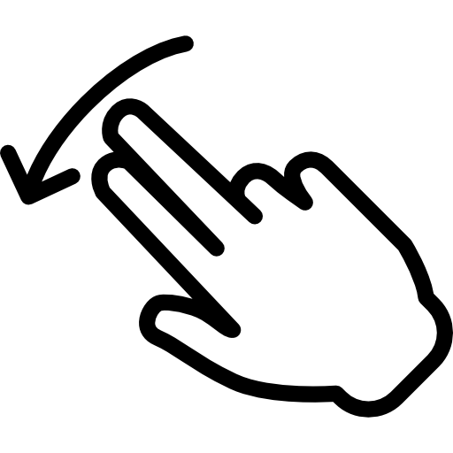 Hand Gesture Swifticons Lineal Icon