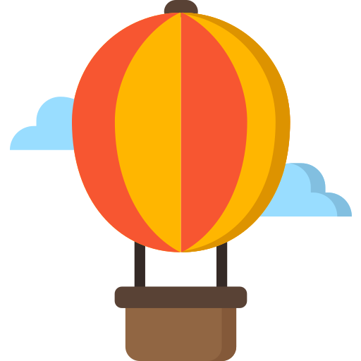 Hot air balloon Special Flat icon