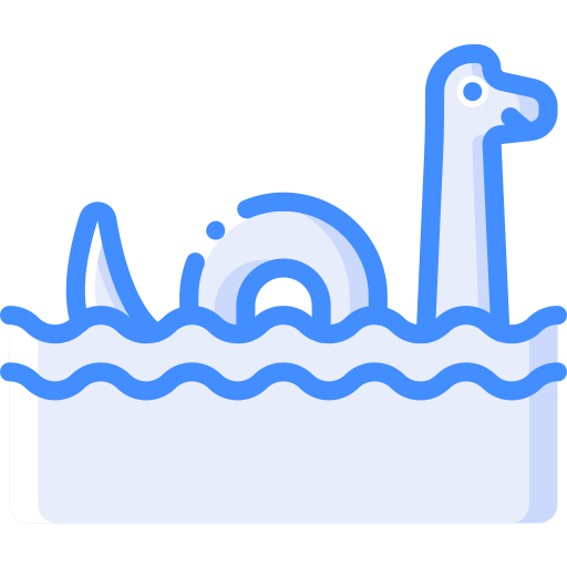 Monstruo del lago ness icono gratis