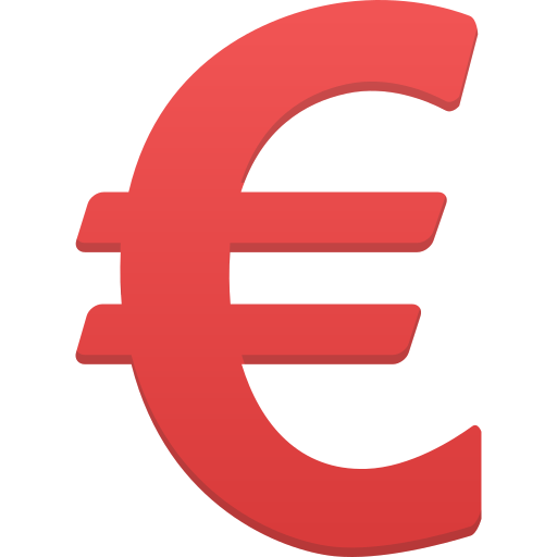 euro icono gratis