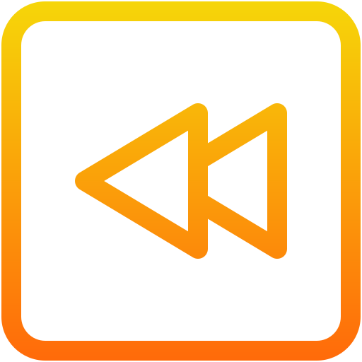 retroceso rápido icono gratis