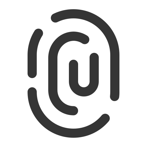 huella dactilar icono gratis