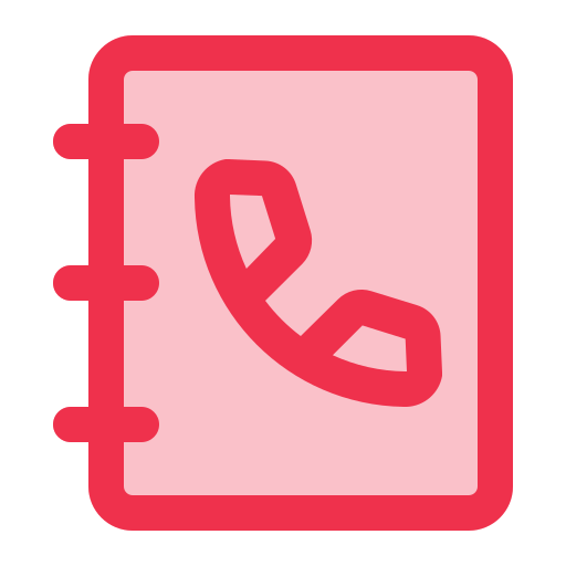 directorio telefónico icono gratis