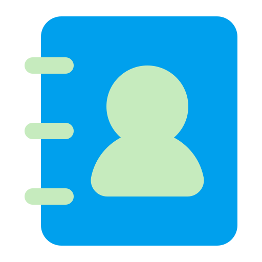 libreta de contactos icono gratis