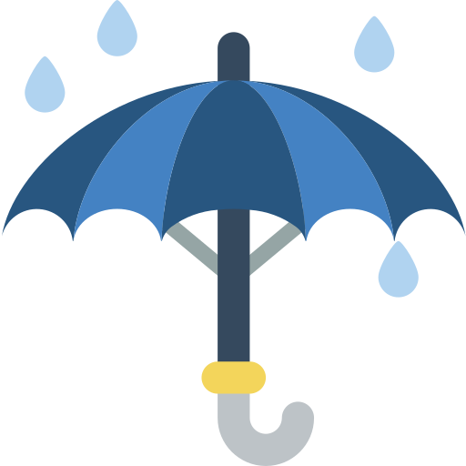 Umbrella Basic Miscellany Flat icon