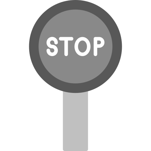 señal de stop icono gratis