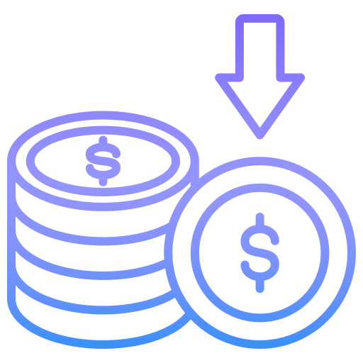 pila de monedas icono gratis