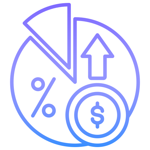 gráfico de beneficios icono gratis