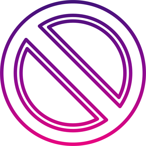 Prohibition free icon