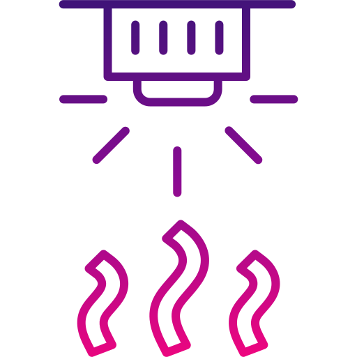 detector de humo icono gratis