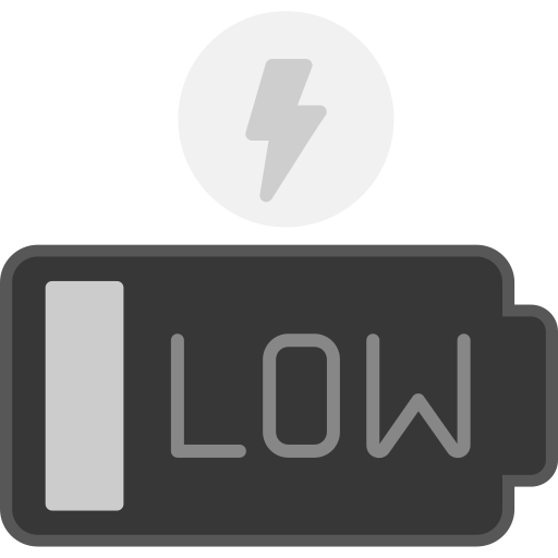 niedriger batteriestatus kostenlos Icon
