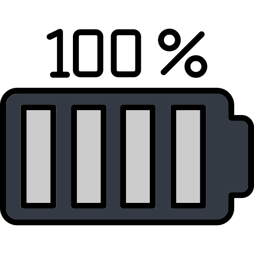 100 por ciento icono gratis