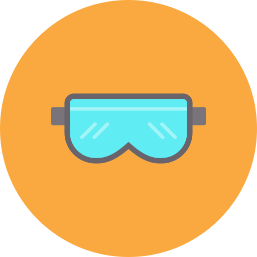 lentes de seguridad icono gratis