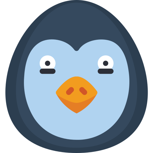 Pingüino icono gratis