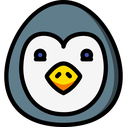 Pingüino icono gratis