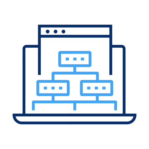 mapa del sitio web icono gratis