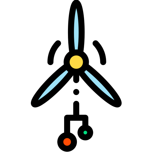 Wind power free icon Wind power free icon