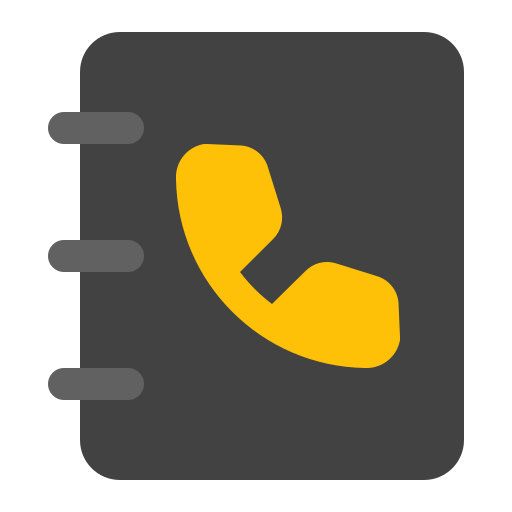 directorio telefónico icono gratis