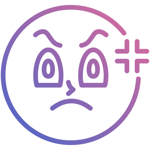 화난 무료 아이콘