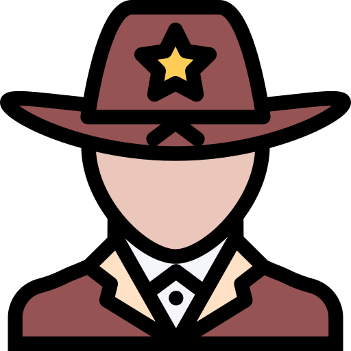 policía icono gratis