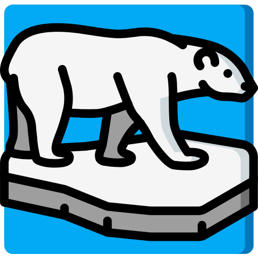 Oso polar icono gratis