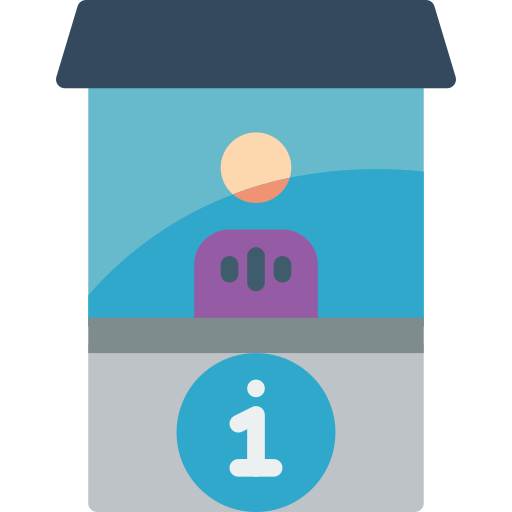 mostrador de información icono gratis