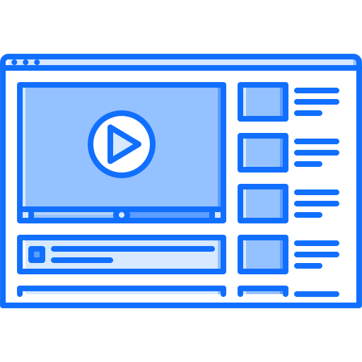 vidéo Icône gratuit