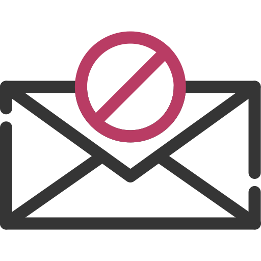 bloqueador de correo electrónico icono gratis