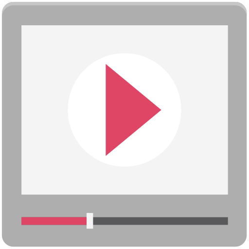 reproductor de video icono gratis