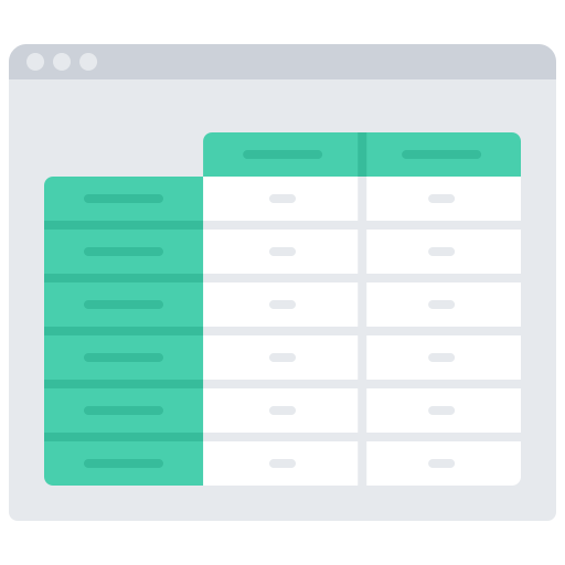 Table free icon Table free icon