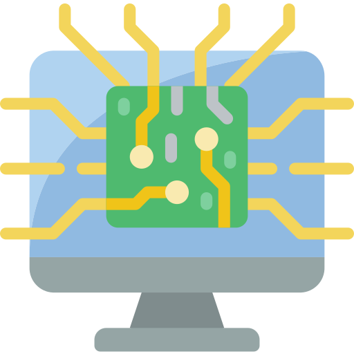 Processor Basic Miscellany Flat icon