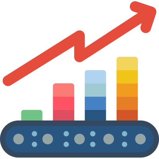 Gráfico de barras icono gratis