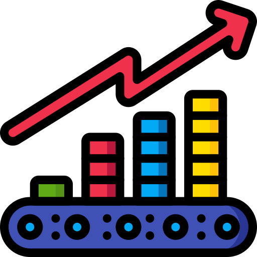 Gráfico de barras icono gratis