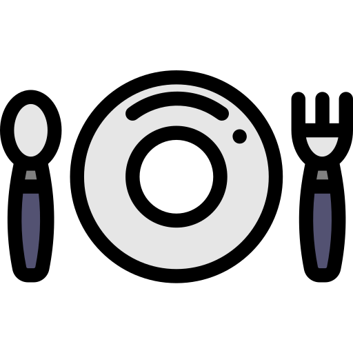 Food Detailed Rounded Lineal color icon